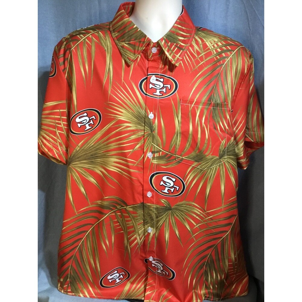 San Francisco 49ers NFL Football Hawaiian Floral Shirt